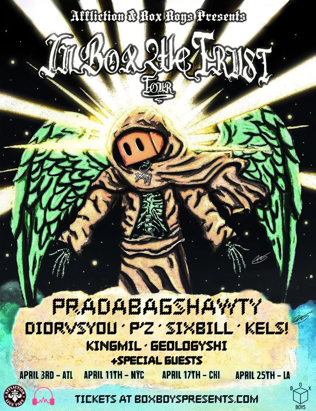 Pradabagshawty The Five Problems Tour Poster 2026